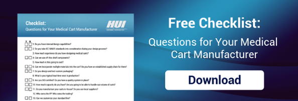 Checklist - Questions for Your Medical Cart Manufacturer
