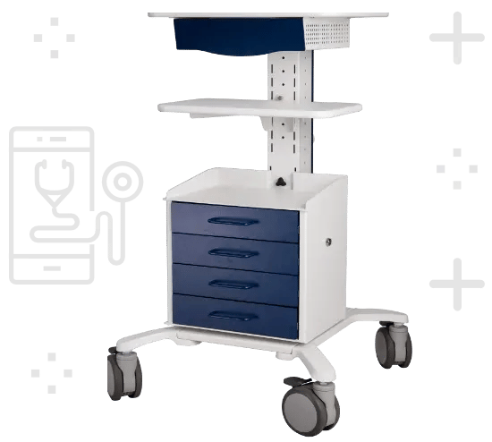 VersaPlus standard medical cart