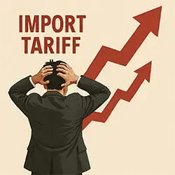 business-man-pulling-on-his-hair-wearing-a-suit-with-import-tariff-and-line-chart-in-the-background