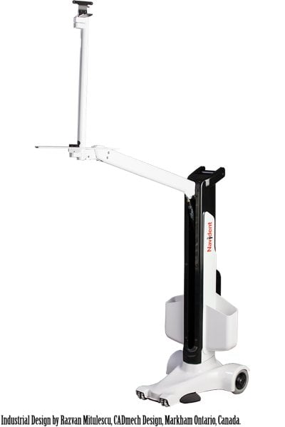 Custom Dental Surgery Cart with Monitor Arm