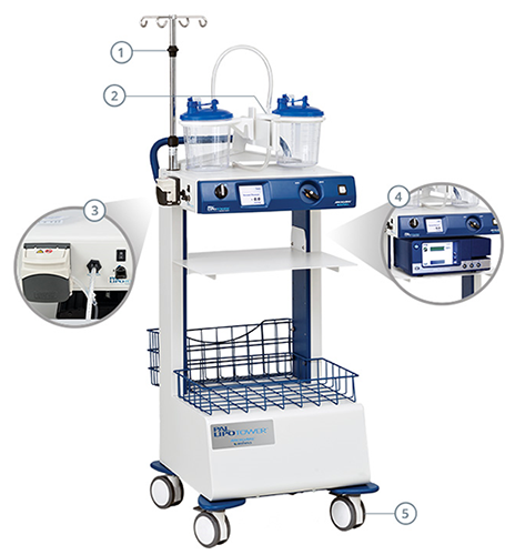 Custom Hospital Cart - MicroAire